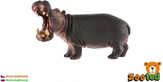 Víziló műanyag figura 11 cm