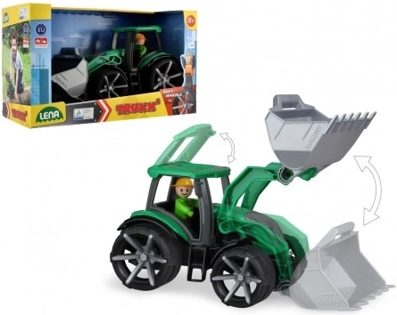 LENA TRUXX 2 traktor homlokrakodóval (ajándékcsomagolás)