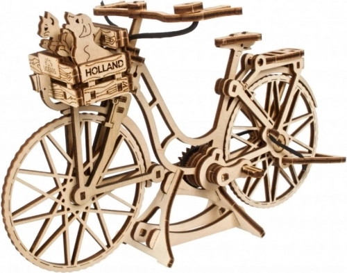 Ugears fa 3D mechanikus kirakó – Holland kerékpár (75 elem)