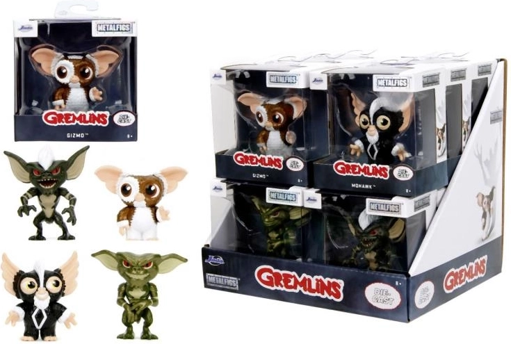 Gremlins fém gyűjthető minifigurák 6,5 cm – 4 féle