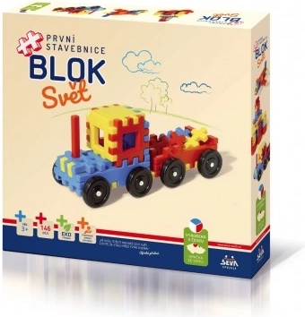 BLOK Világ műanyag építőkészlet 146 db