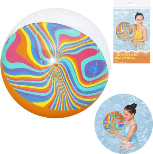 Bestway felfújható strandlabda Tie-Dye Twist 46 cm