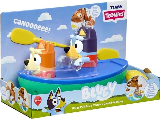 TOMY Toomies Bluey kajak evezőkkel a fürdőkádba