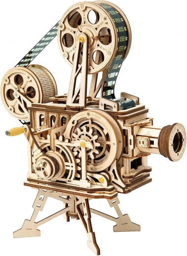 Robotime ROKR mechanikus fa filmvetítő – 3D puzzle, 183 darab