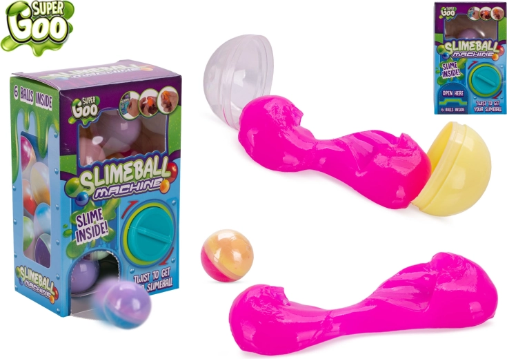 Super Goo mini árusító automata meglepetéslabdákkal