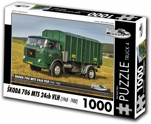 RETRO-AUTA TRUCK Puzzle Škoda 706 MTS 24ch VLH 1000 darab
