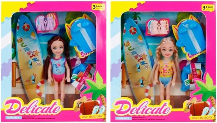 Mini baba strandkiegészítőkkel