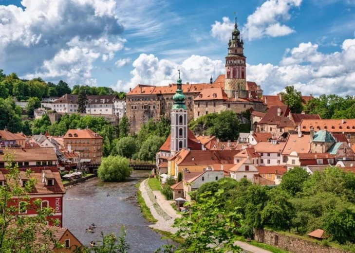 Puzzle Český Krumlov 1000 darab