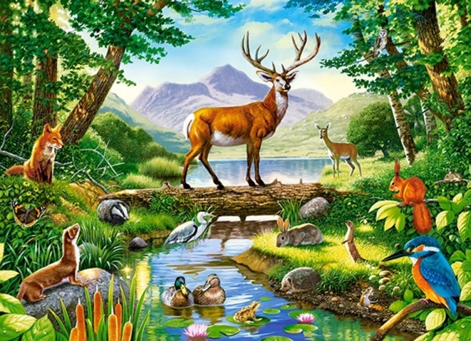 Erdő harmóniája puzzle 300 darab