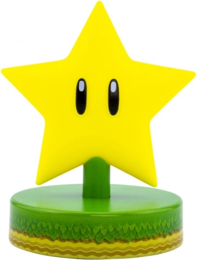 Világító ikonikus Super Mario – Super Star lámpácska