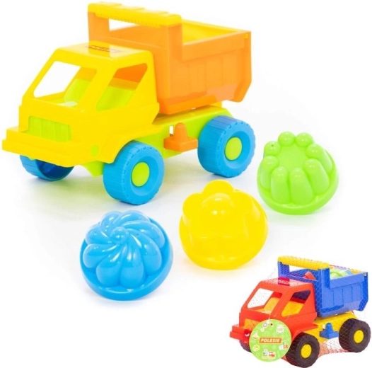 Kazimír homokozó készlet autóval és formákkal (3 db)