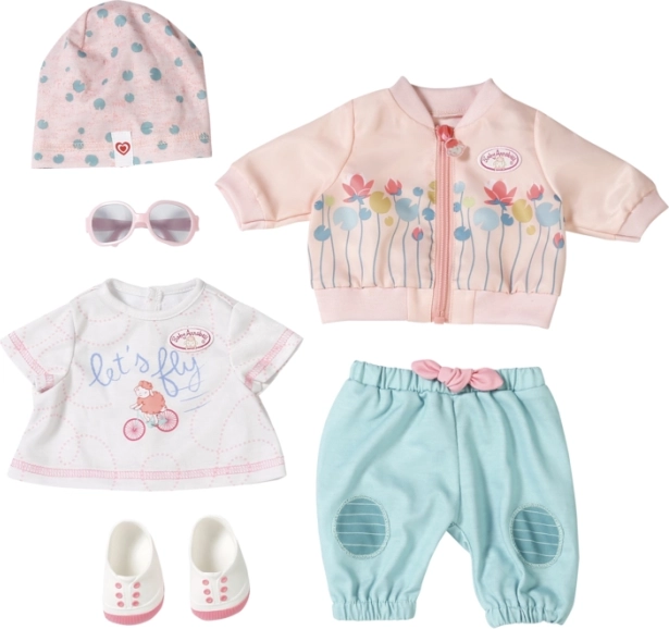 baby annabell kerékpáros szett babáknak