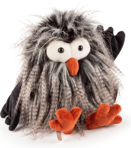 Sigikid hosszú szőrű plüss bagoly 22 cm