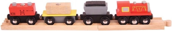 Bigjigs Rail tehervonat sínekkel