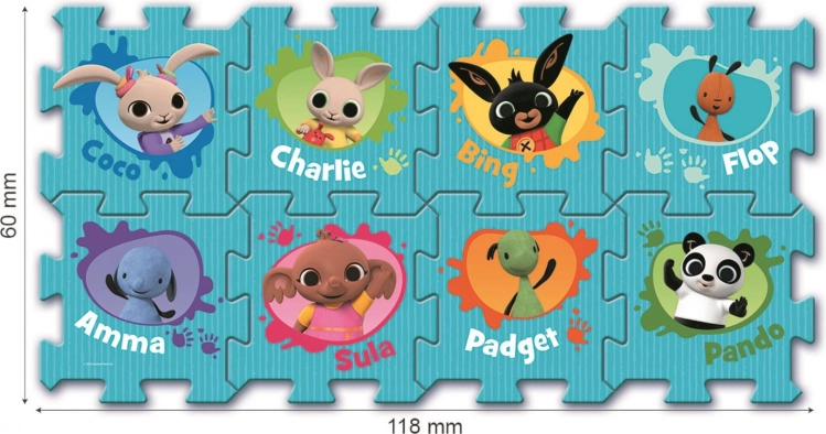 TREFL Bing habszivacs puzzle – puha játszószőnyeg