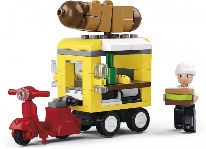 Sluban városi Hot-dog autó üzlet utca