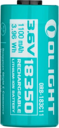 OLIGHT ORB-183C11 tölthető akkumulátor 18350 1100 mAh Li‑ion
