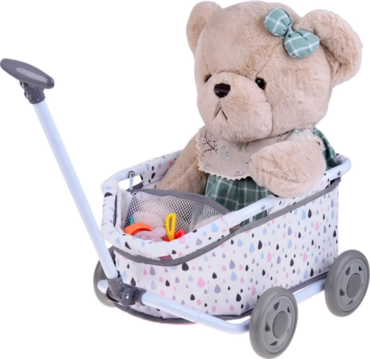 Könnyű húzás a hosszú fogantyúnak és masszív kerekeknek köszönhetően