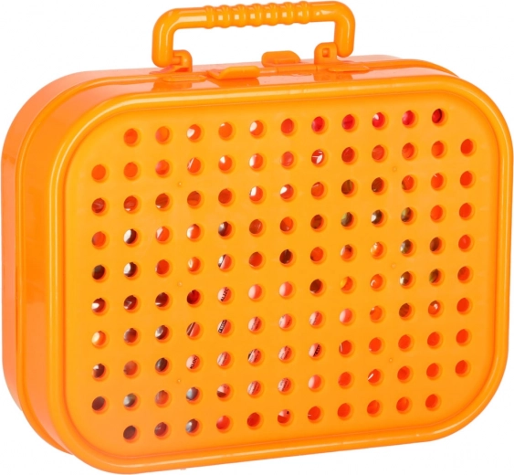 Kreatív mozaik bőrönddel és fúróval – űrtematikus építőkészlet, 285 darab