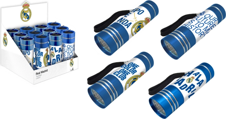 Real Madrid LED zseblámpa 9 cm