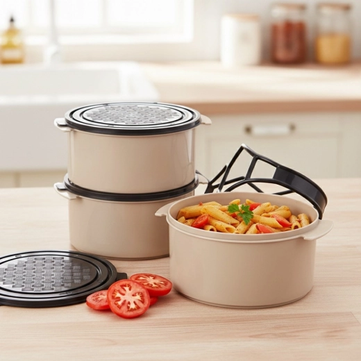 Három külön edény egy komplett ebédhez