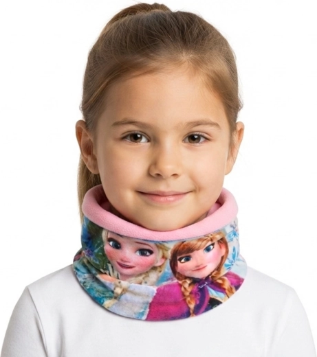Frozen Elsa és Anna rózsaszín gyermek nyakmelegítő