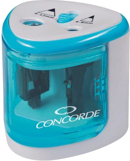 CONCORDE Duo elektromos hegyező, kék