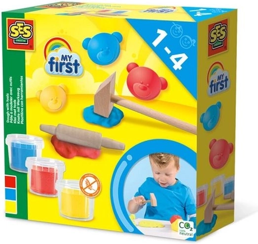 SES My First gyurma – 3 szín (3×90 g) + eszközök