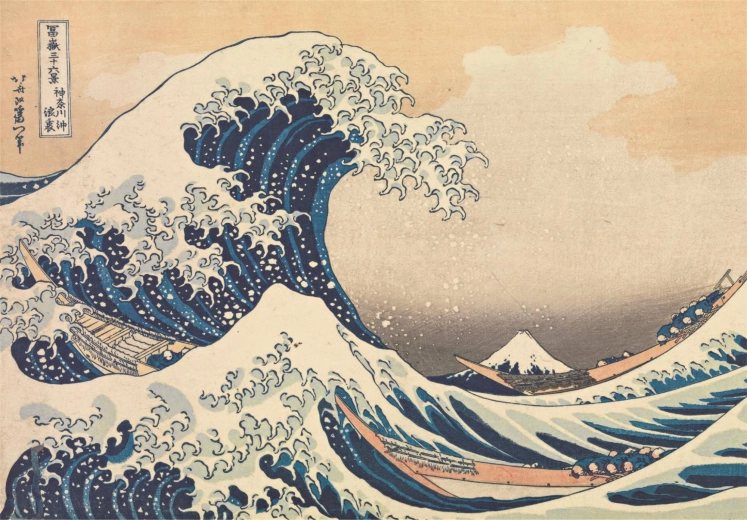 1000 darabos Hokusai puzzle: A nagy hullám