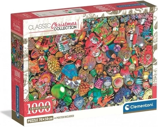 Clementoni Impossible puzzle 1000 darabos – Christmas Collection Jolly Christmas