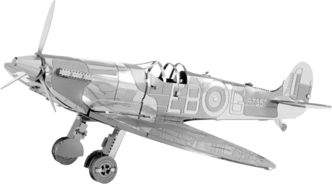 Fém 3D modellkészlet Supermarine Spitfire Repülőgép