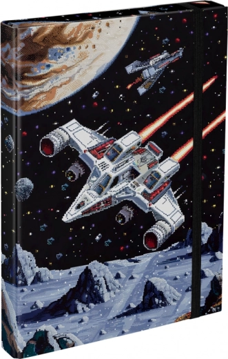 Iskolai füzetekhez A4 Pixel Space mappa