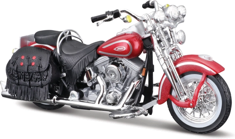 Maisto Harley-Davidson 1999 FLSTS Heritage Softail Springer 1:18 piros