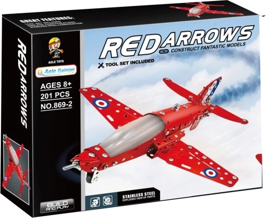 Fém építőkészlet repülőgép