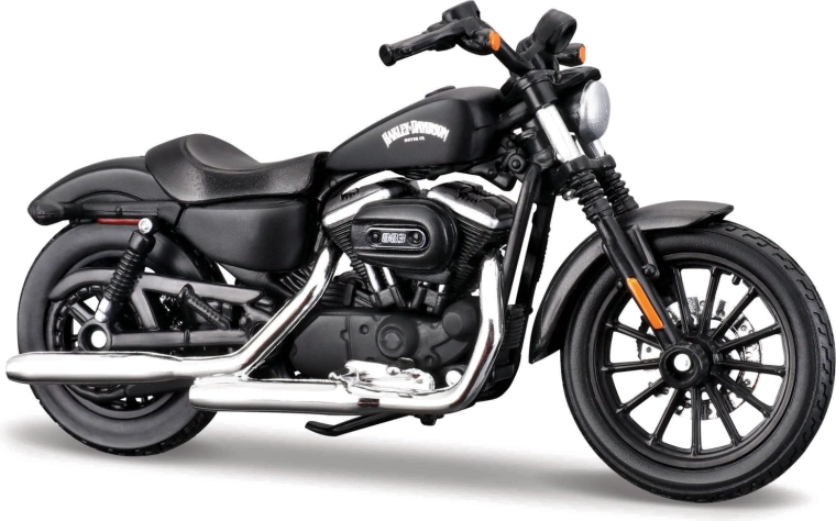 Maisto Harley-Davidson 2014 Sportster Iron 883 matt fekete 1:18