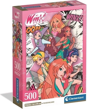 Clementoni puzzle Winx Club 500 darabos compact
