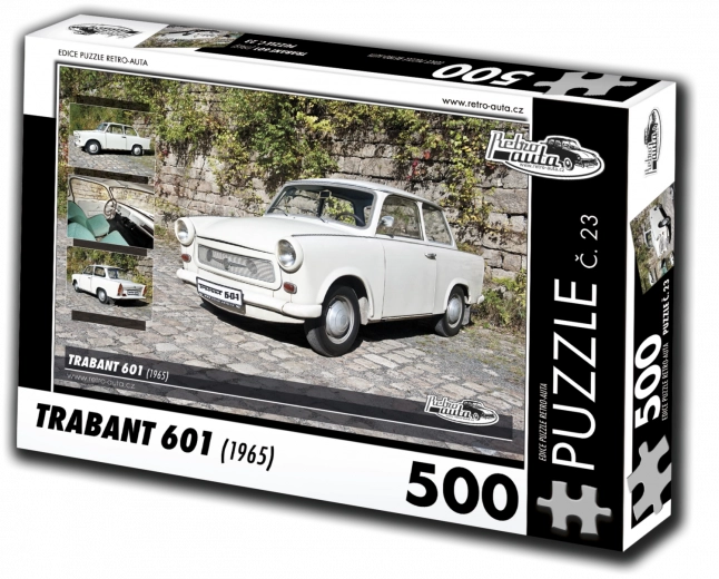 Retro autók puzzle Trabant 601 (1965) – 500 darab
