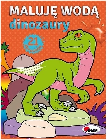Vízfestő kifestő Dinoszauruszok