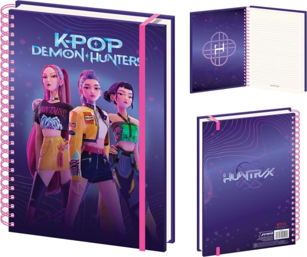 K-pop Demon Hunters A4-es tömb Huntrix