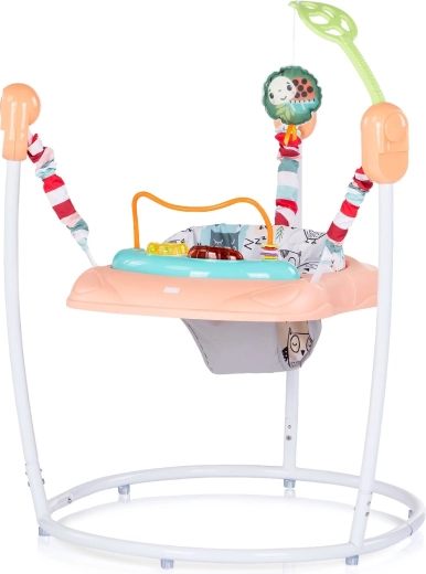 Chipolino Jumpy Car rózsaszín baba ugráló