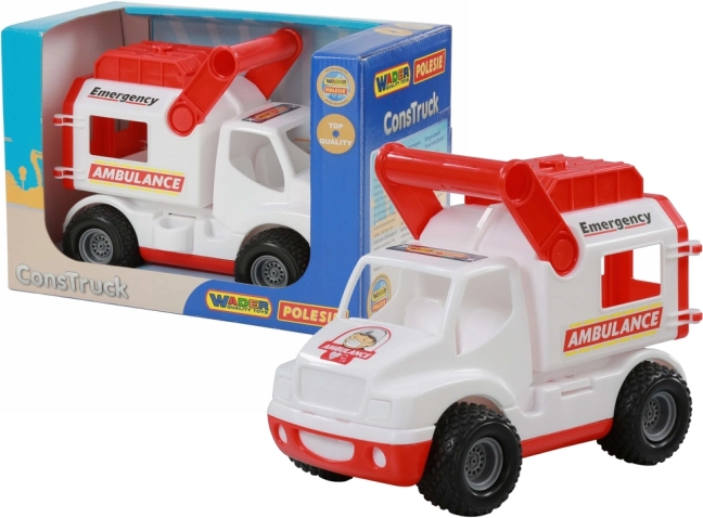 Construck tűzoltóautó fehér - Polesie