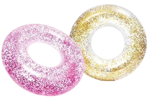 INTEX Sparkling Glitter csillámos felfújható úszógumi 107 cm