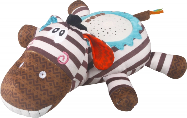 Csillagos égbolt projektor zebra zenével, 35 cm