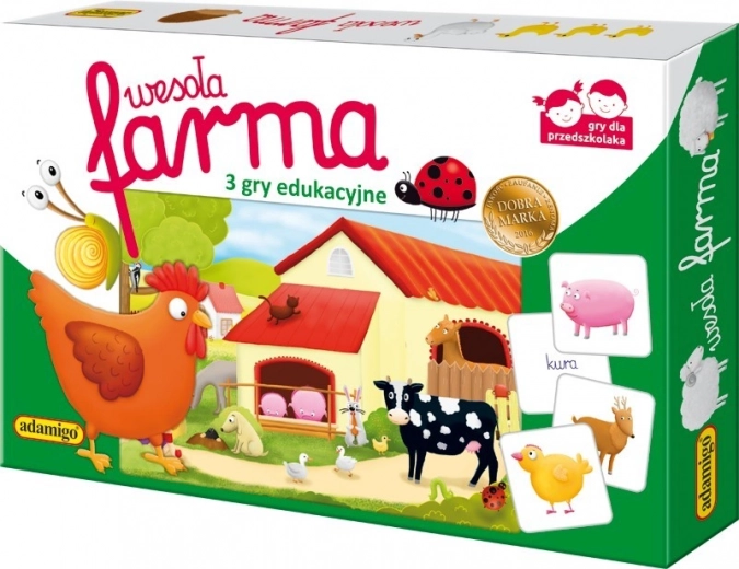 Wesoła Farma - oktató játék gyerekeknek az Adamigo-tól