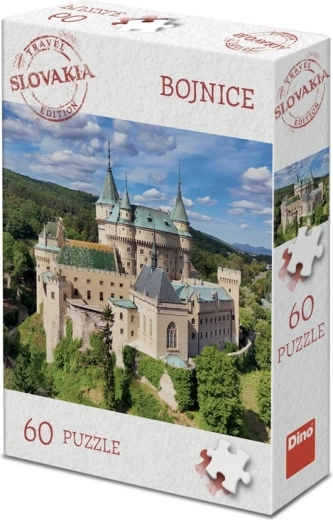 Dino puzzle turista kiadás Szlovákia – Bojnice 60 darab