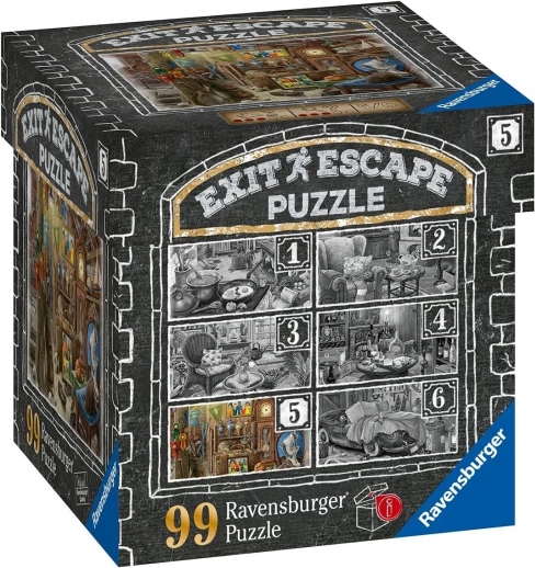 Ravensburger Szabadulós Puzzle Kísérteties Kúria 5: A Padláson