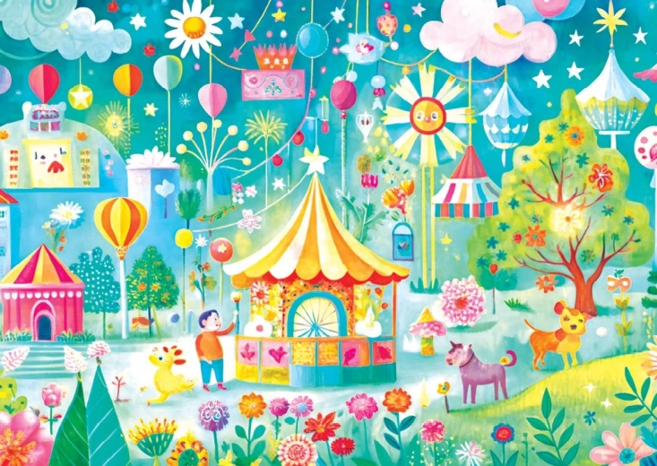 YAZZ kirakó – Színes város, 1000 darab