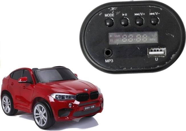 Zenei panel BMW X6M-hez