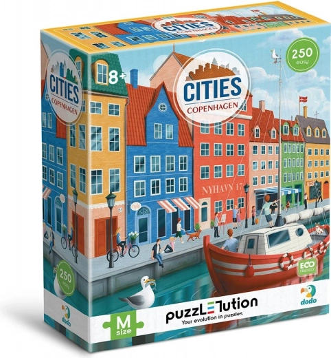 Puzzle DODO Városok: Koppenhága 250 darab