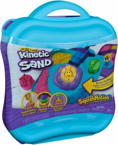 KINETIC SAND Mozgó formák – kreatív készlet kinetikus homokkal (453 g)